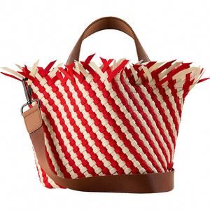 NEW NAGHEDI women's havana striped tote in amalfi